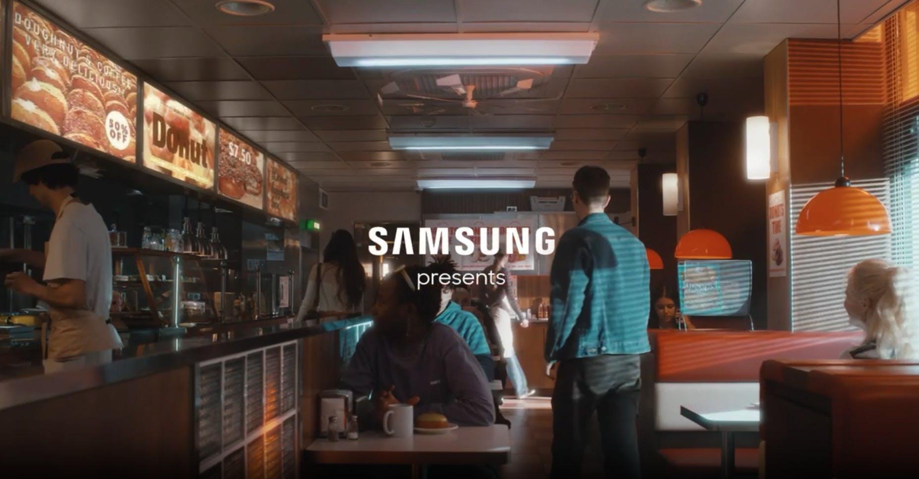 Samsung presents, title screen